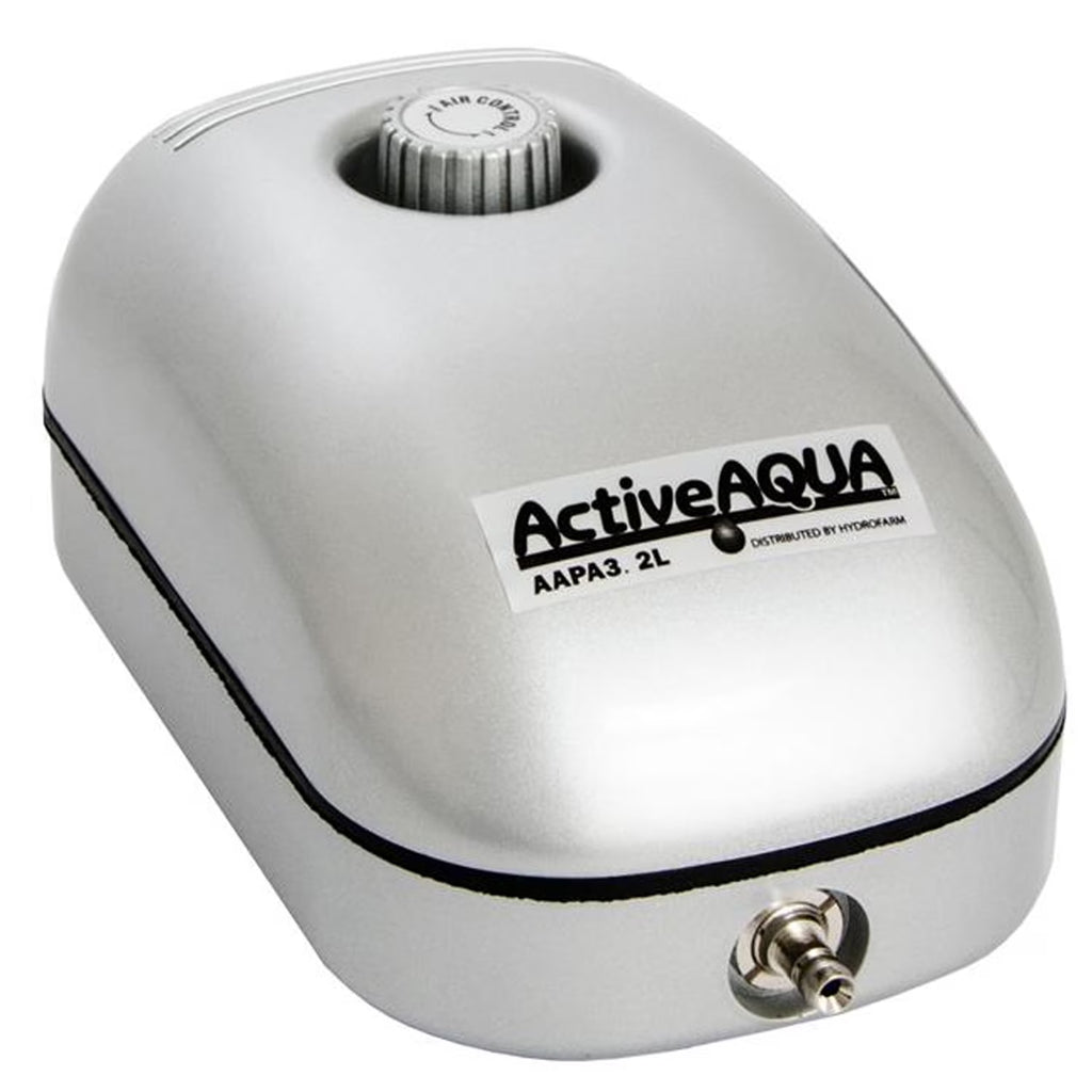 2 Watt 3.2 LPM 50 GPH 120 Volt Single Outlet Aquaponics Air Pump F360