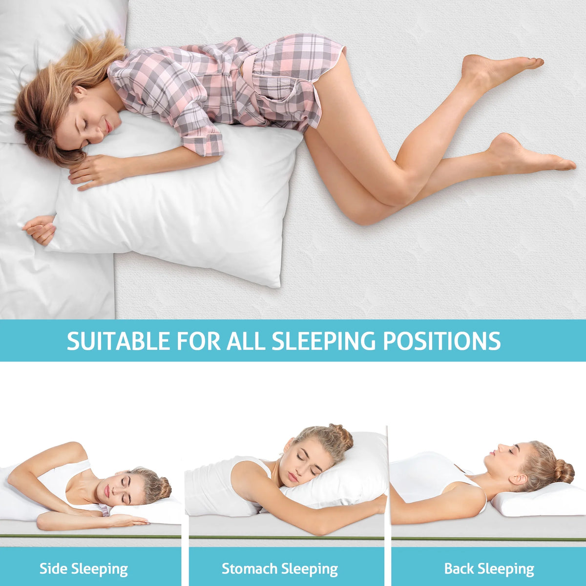 10 Inch Twin Size Gel Memory Foam Hybrid Mattress X2854