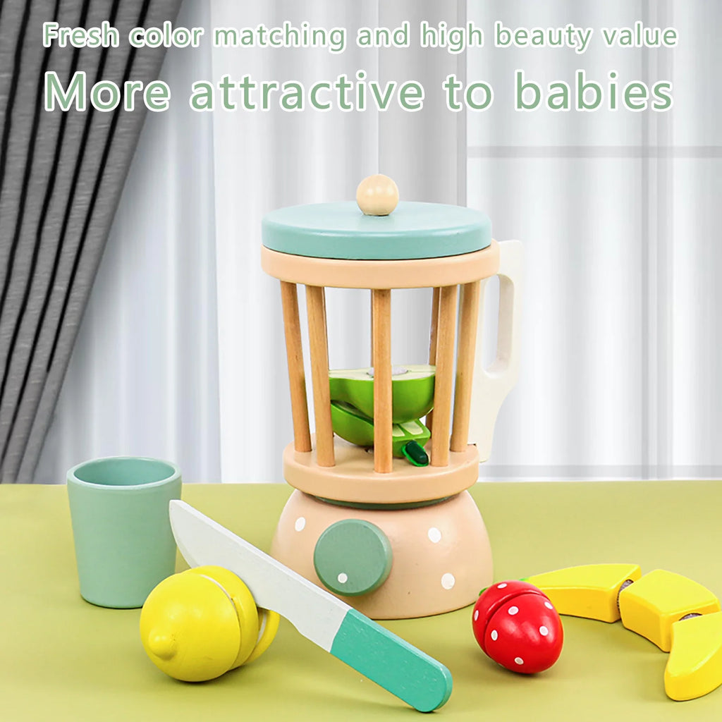 Montessori Wooden Toy Blender Juicer and Smoothie Maker V762813