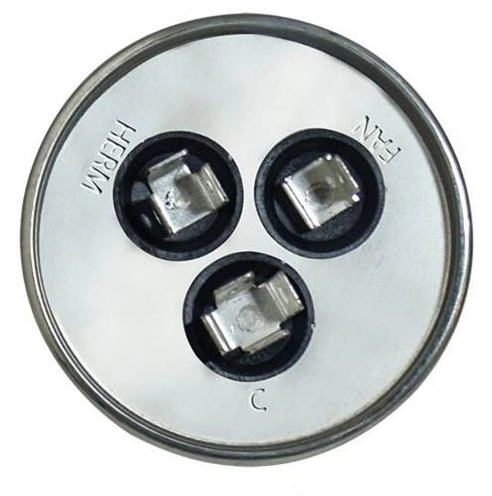 55/7.5 uF MFD 440 VAC Dual Round Replacement Capacitor X301714