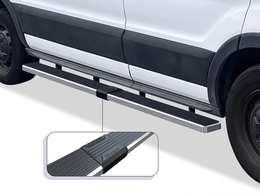 Running Boards 6 inches Silver Stainless Steel R5969
