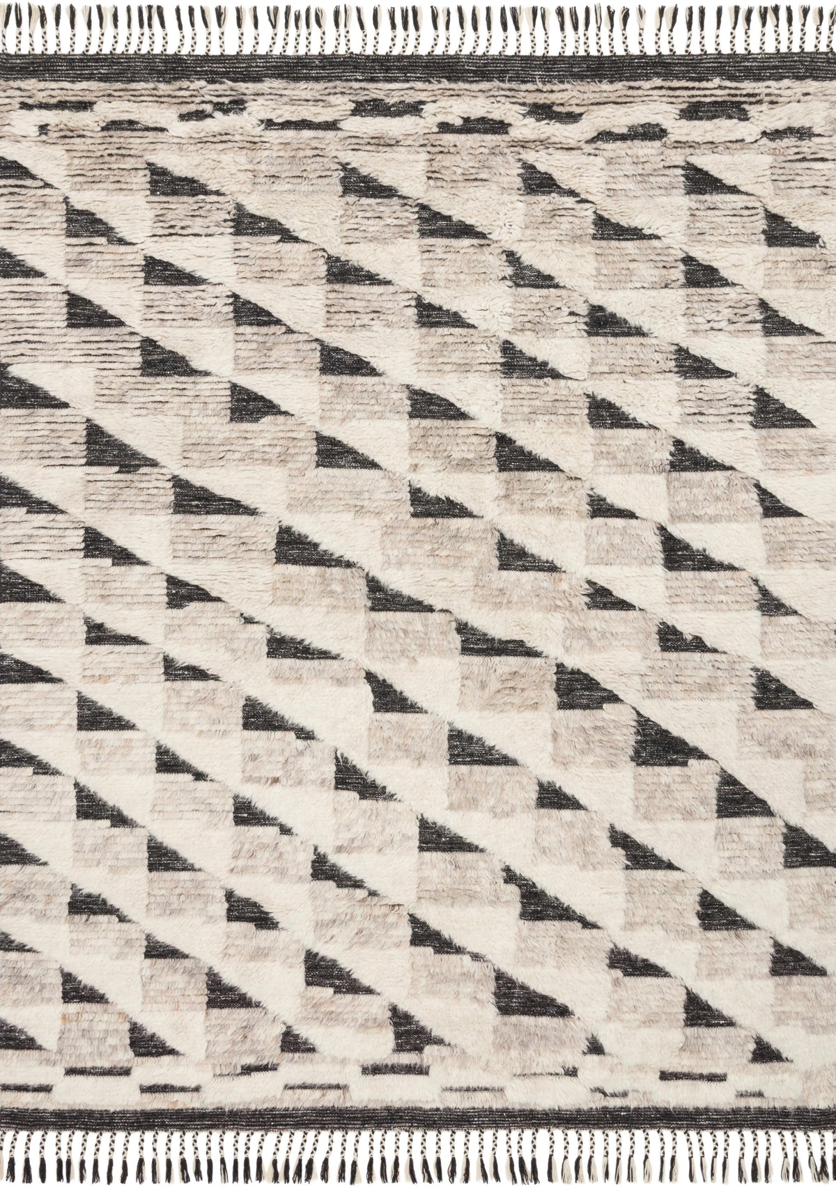 Natural Black 9'6 x 13'6 Rug V9365