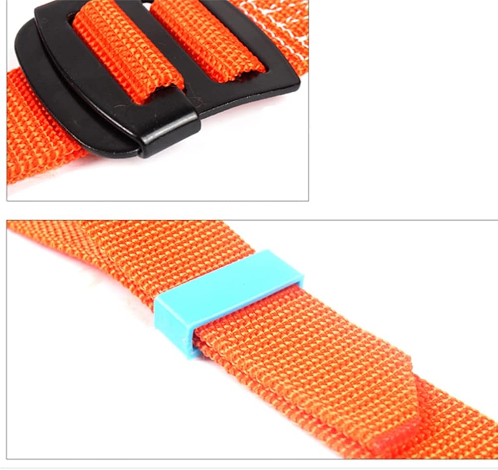 Full Body Safety Harness with Internal Shock Absorbing Lanyard, Orange, Pack of 2 U727999