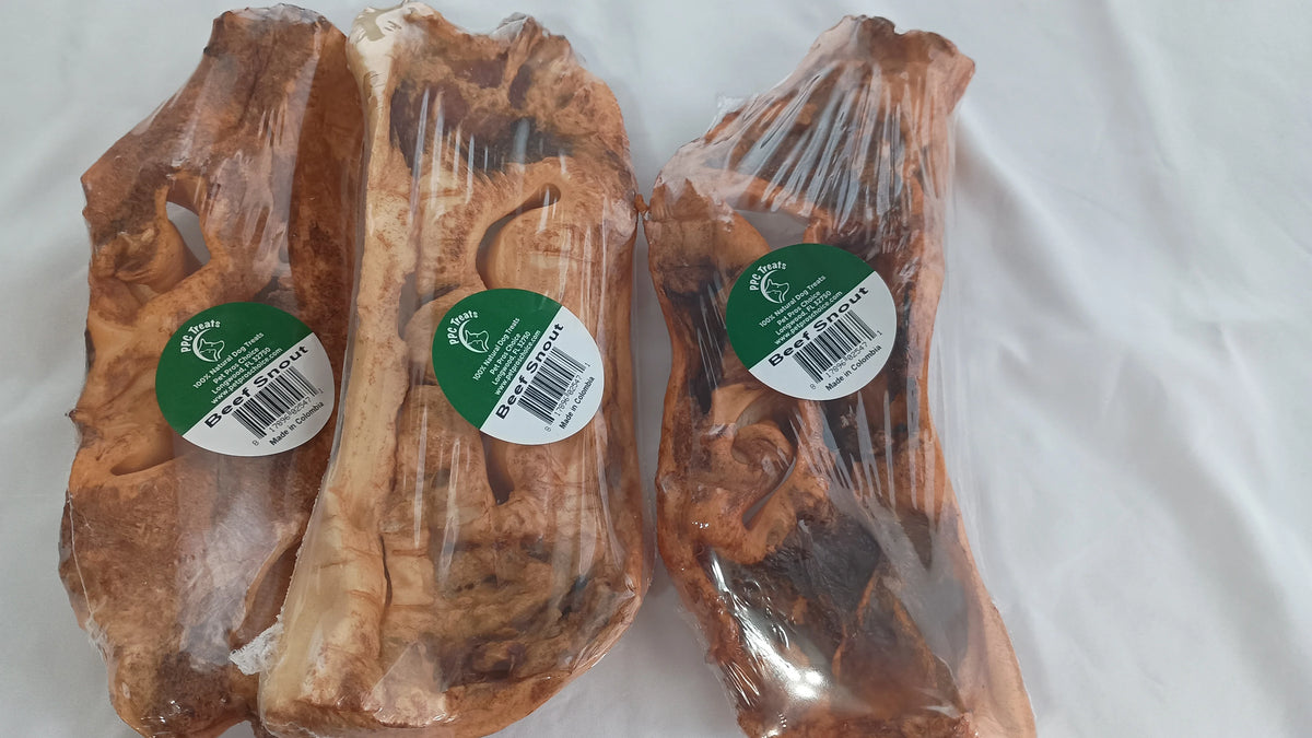 Beef Snout Natural Dog Treats V6860