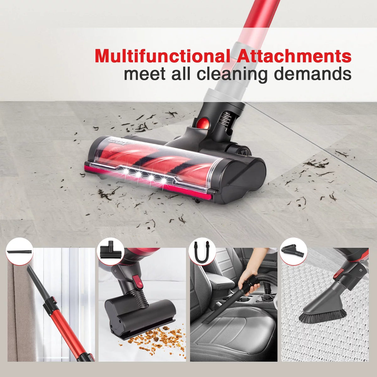 Cordless Stick Vacuum Cleaner 23Kpa B758