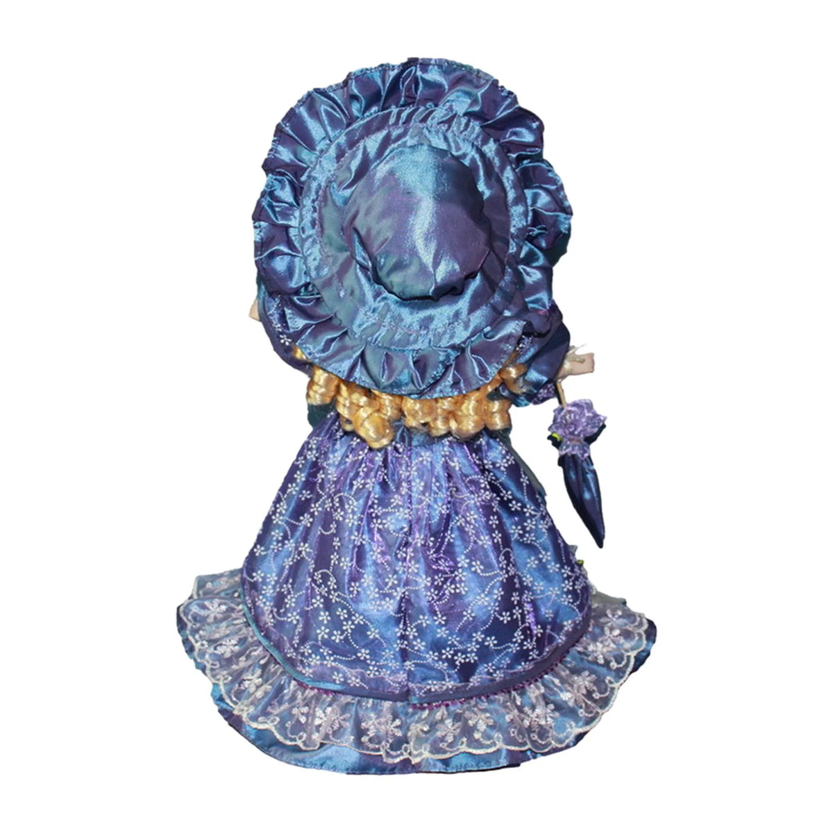 Violet Porcelain Dollhouse Lady with Dress S300337