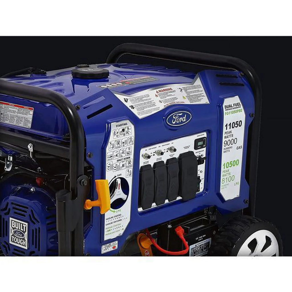 11050W Dual Fuel Portable Electric Start Generator V702167