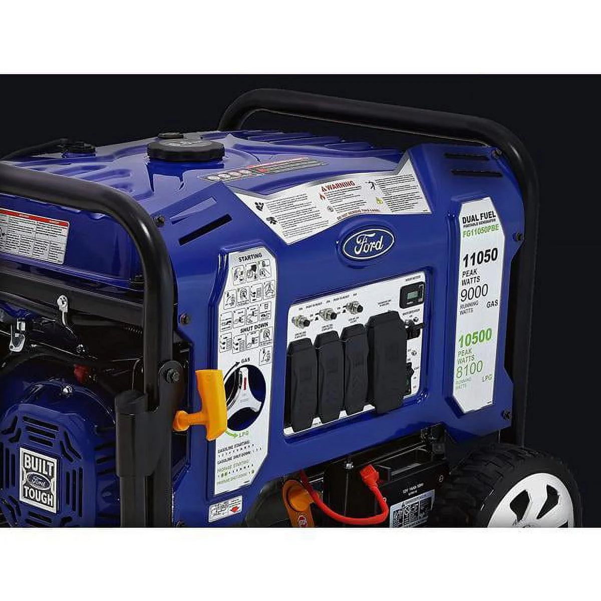 11050W Dual Fuel Portable Electric Start Generator V702167