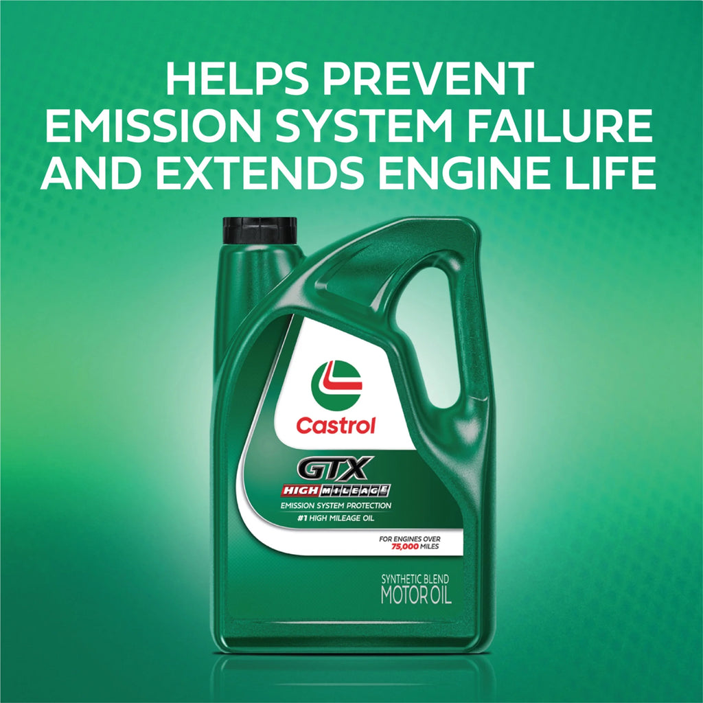 10W-30 Synthetic Blend Motor Oil, 5 Quarts P4345