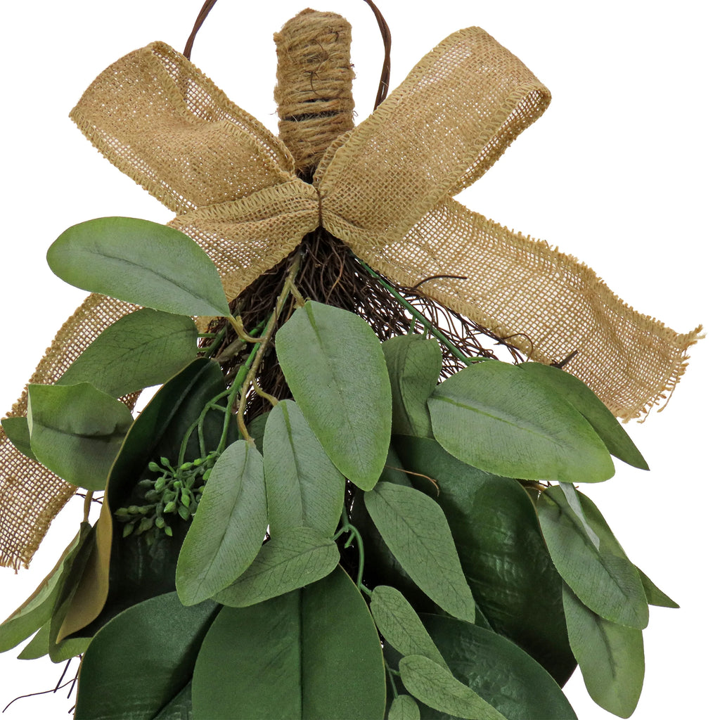 26" Eucalyptus and Magnolia Leaf Swag Z31207
