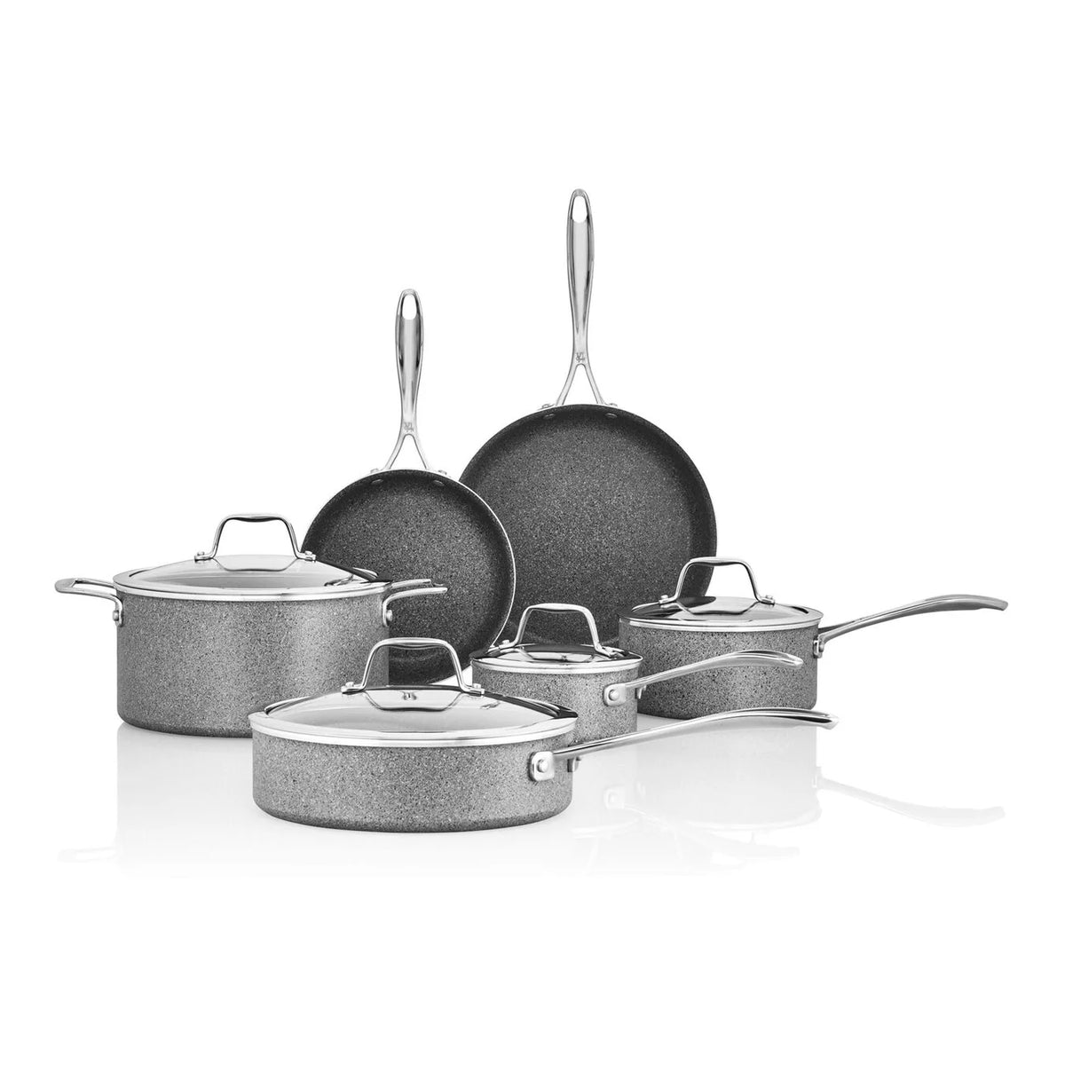 10pc Aluminum Nonstick Cookware Set A19586