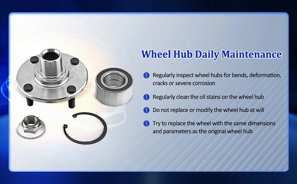 Rear Wheel Hub and Bearing Assembly 4 Lugs FWD V5383