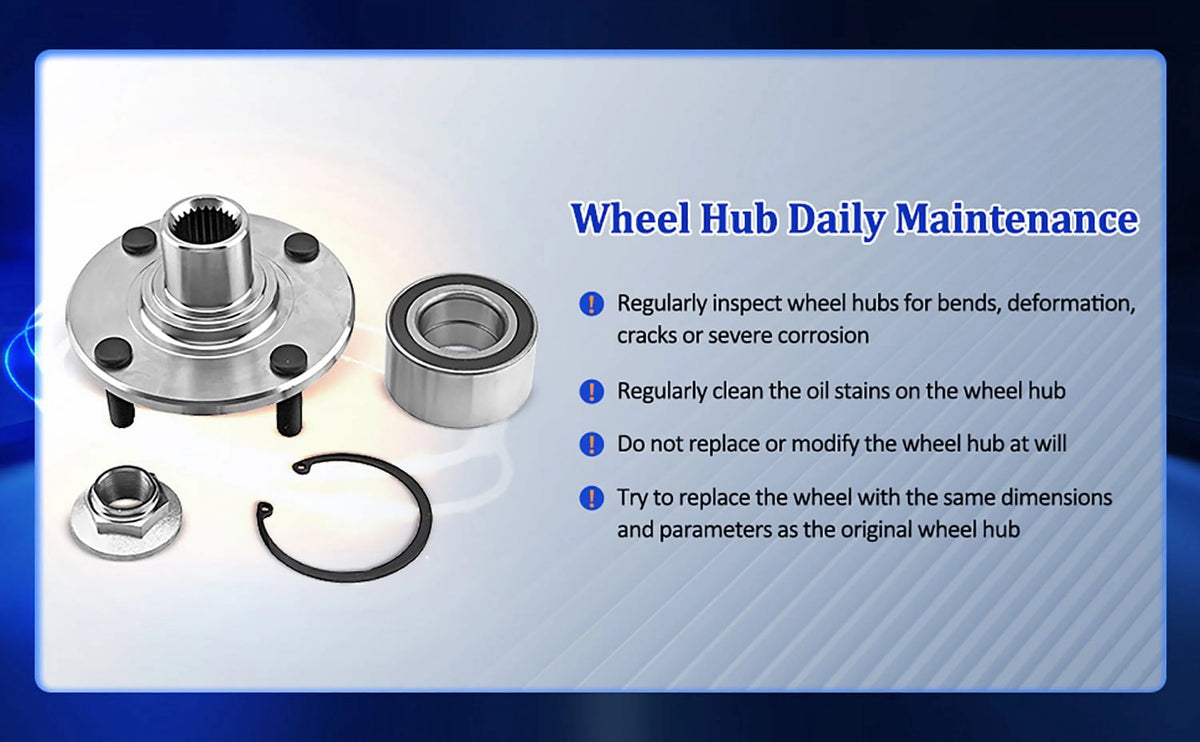 Rear Wheel Hub and Bearing Assembly 4 Lugs FWD V5383
