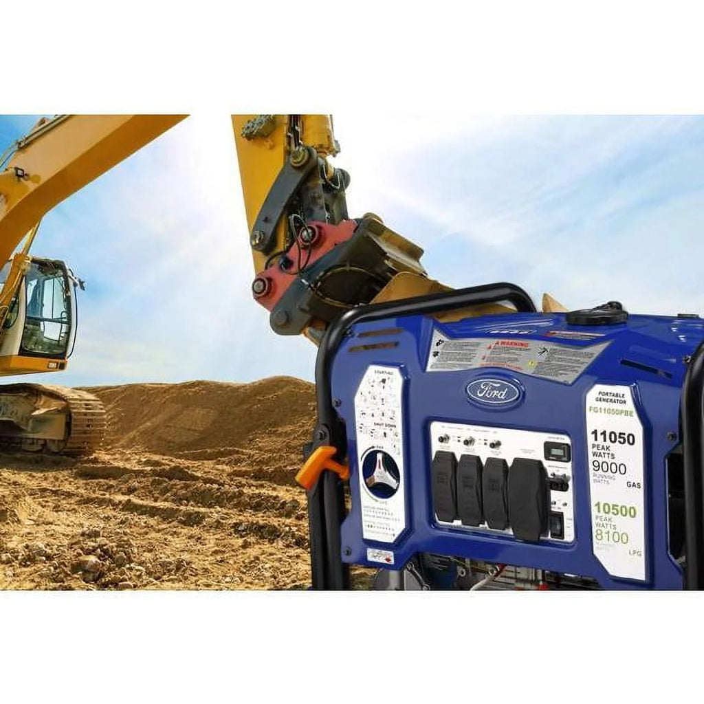 11050W Dual Fuel Portable Electric Start Generator V702167