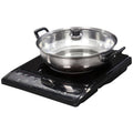 Black Induction Cooker with Cooking Pot D875