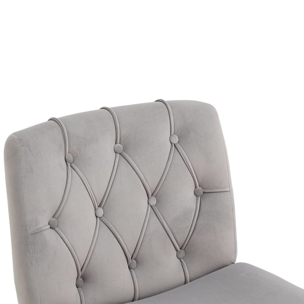 Armless Adjustable Swivel Desk Chair G833