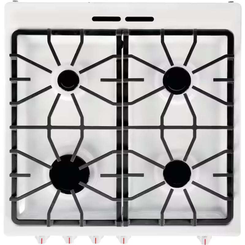 24 in. Freestanding Gas Range with Manual Clean in White Y941350