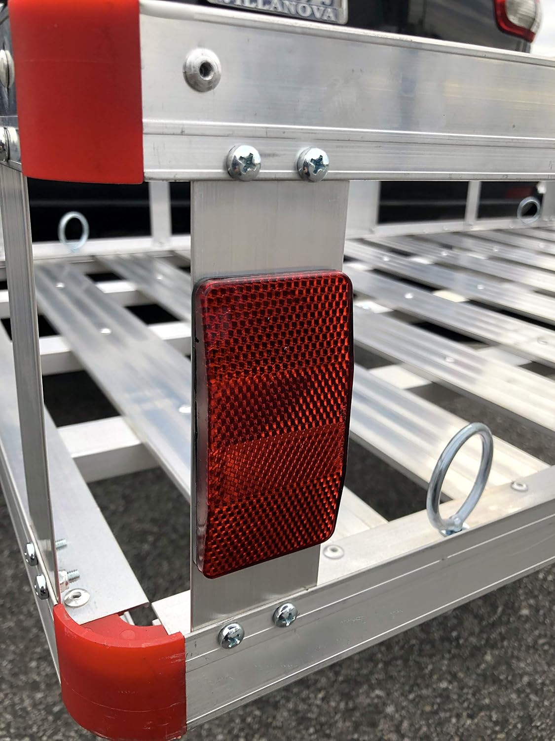 Aluminum Cargo Carrier with High Side Rails and Ramp, 500 lb. Capacity C2930
