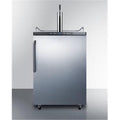 Black Electronic Beer Dispenser Cabinet with Digital Thermostat P256