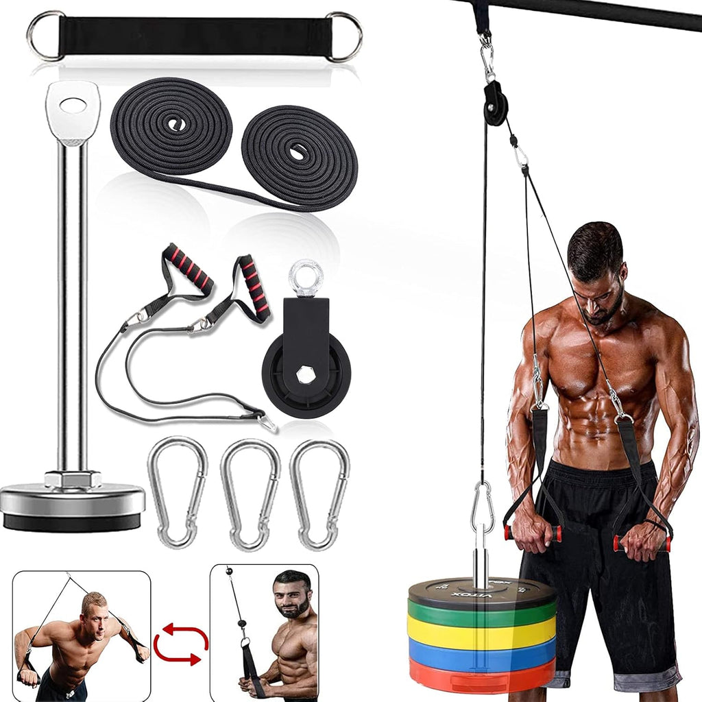 Weight Cable Pulley System Home Gym Equipment T12760