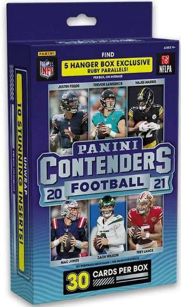 2021 Contenders Football Trading Card Hanger Box 30 Cards Q900