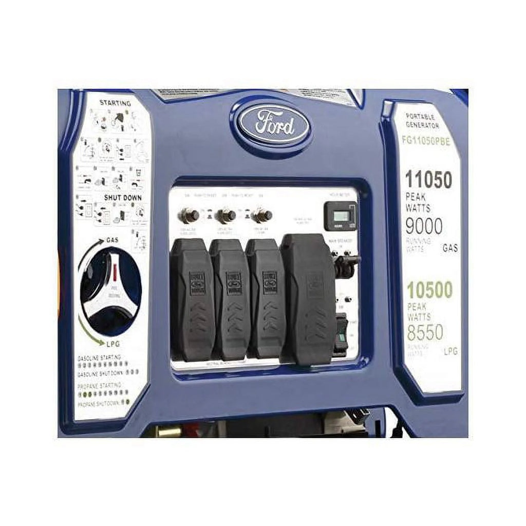 11050W Dual Fuel Portable Electric Start Generator V702167