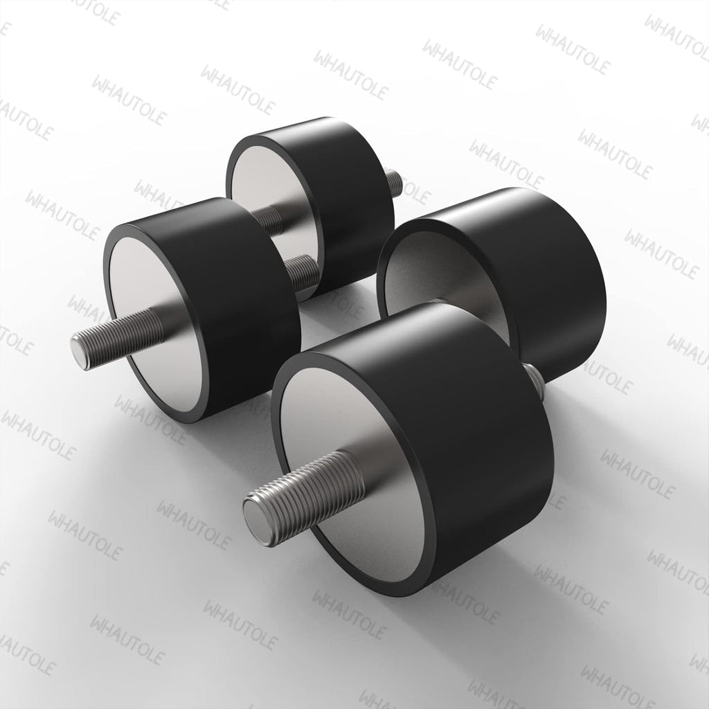 Engine Rubber Motor Mount Kit, Front and Rear Mounts, Pack of 2 T7105