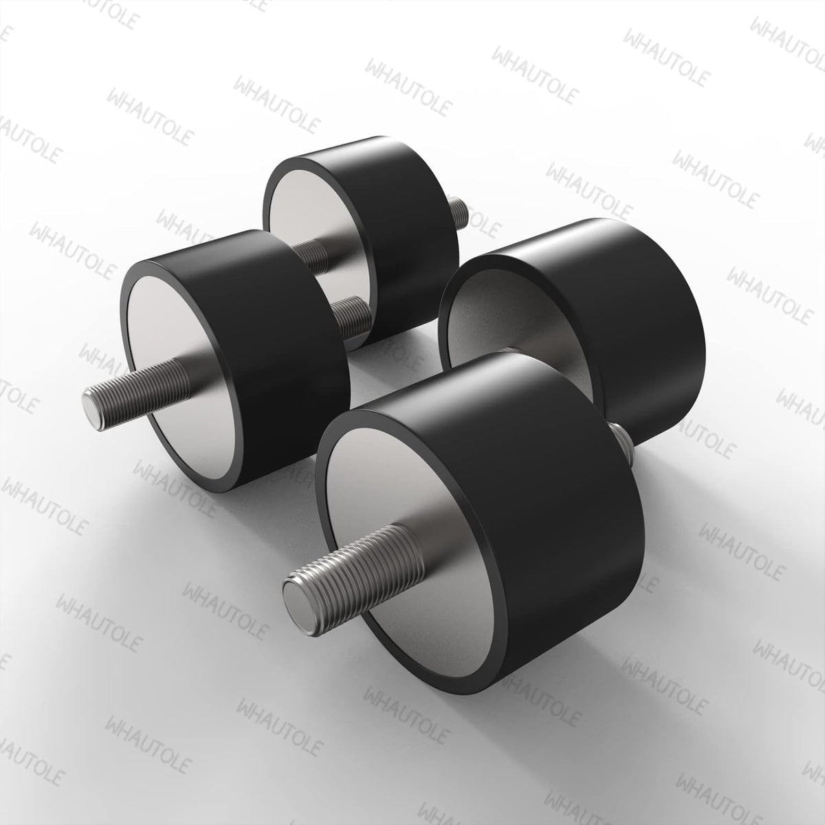 Engine Rubber Motor Mount Kit, Front and Rear Mounts, Pack of 2 T7105