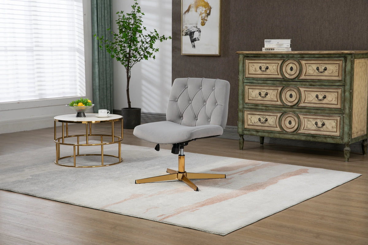 Armless Adjustable Swivel Desk Chair G833