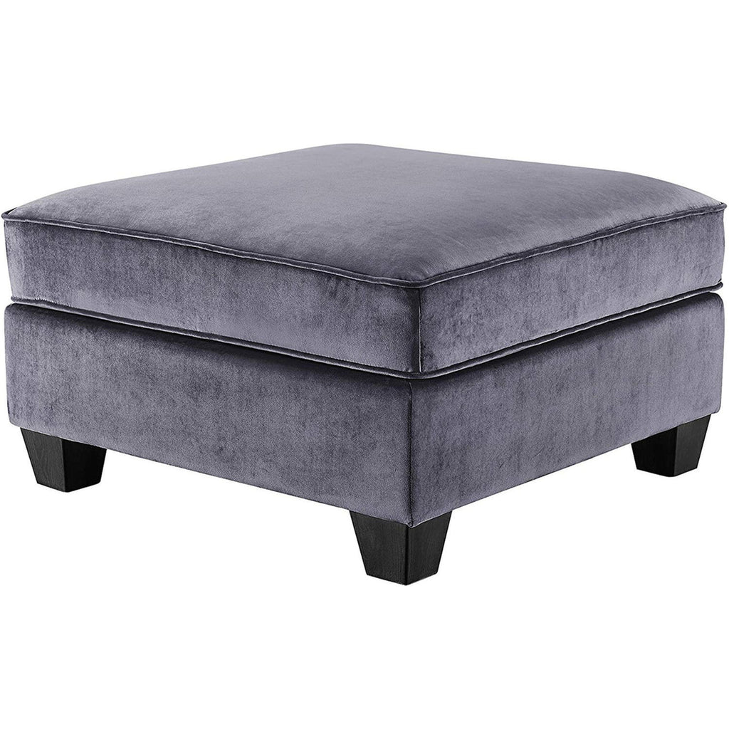 Gray Velvet 8Pc Modular Sectional Sofa I184