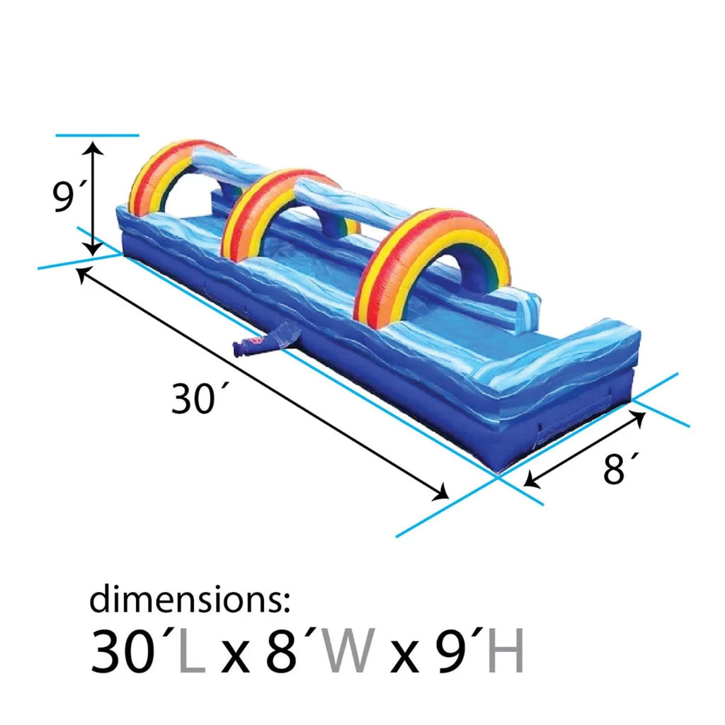 Commercial Inflatable Water Slide Bounce House Slip and Slide Trio J781961