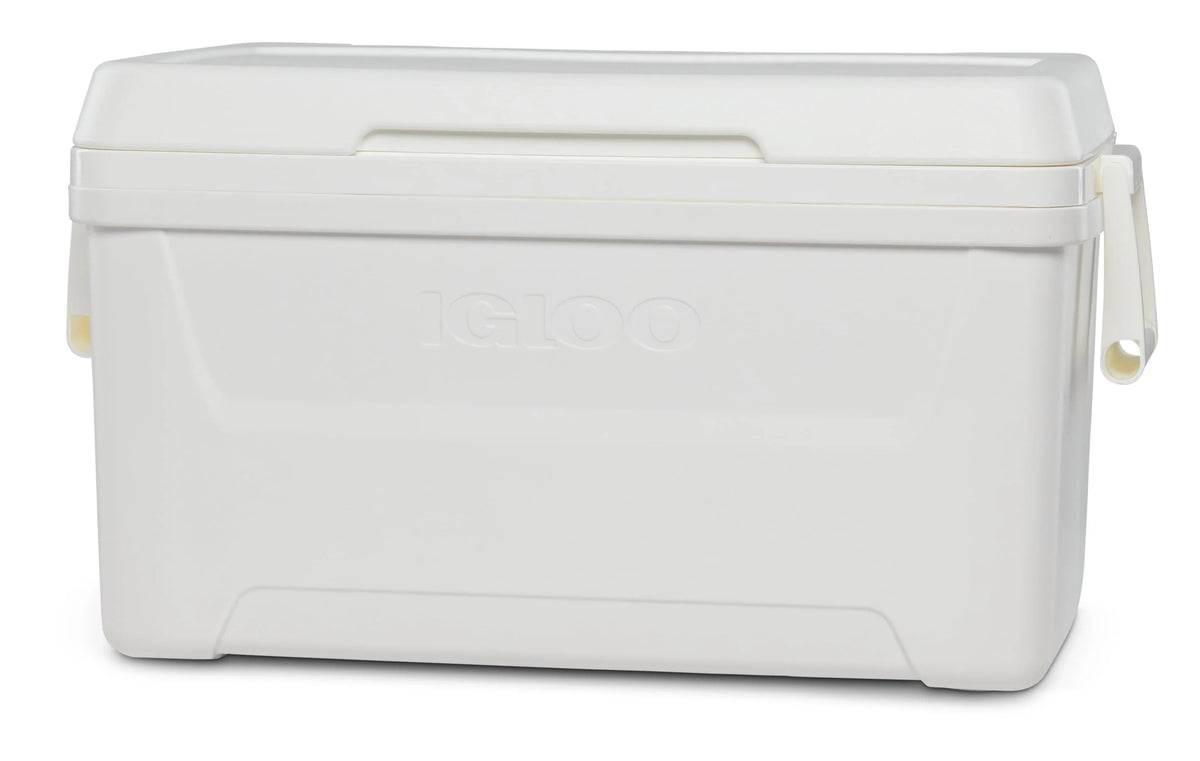 48 QT White Hard Sided Ice Chest Cooler G51885