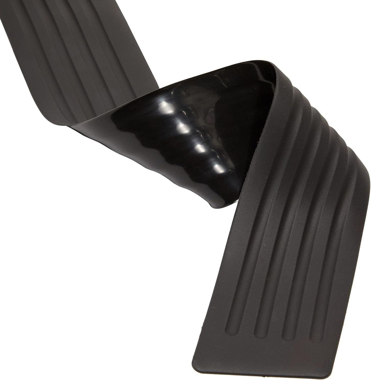 Black Rubber Rear Bumper Protector Trim Guard, 35 in, Pack of 2 J65864