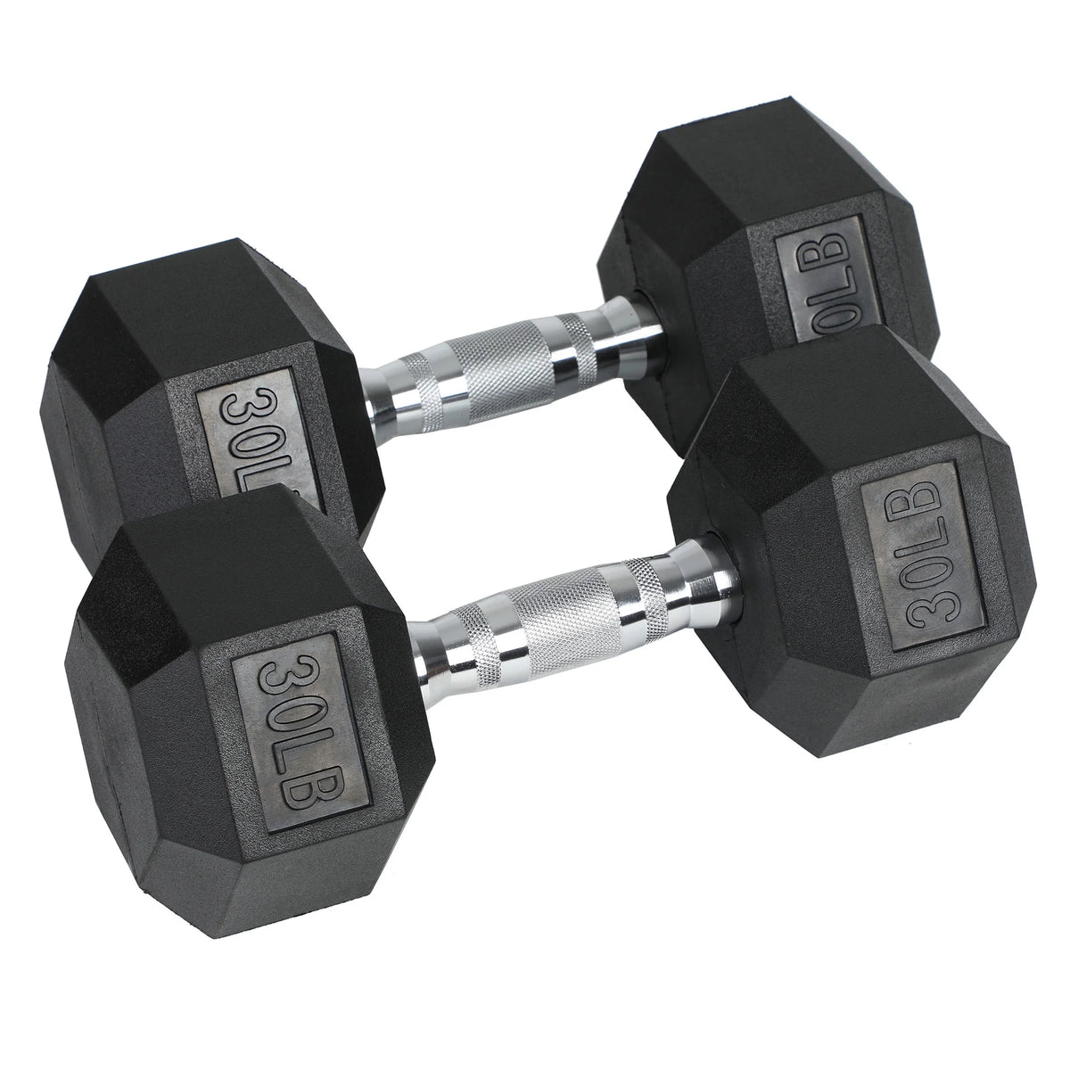 30 Pounds Hexagonal Cast Iron Dumbbell R961