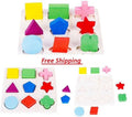 Wooden Colorful Shape Puzzle H559