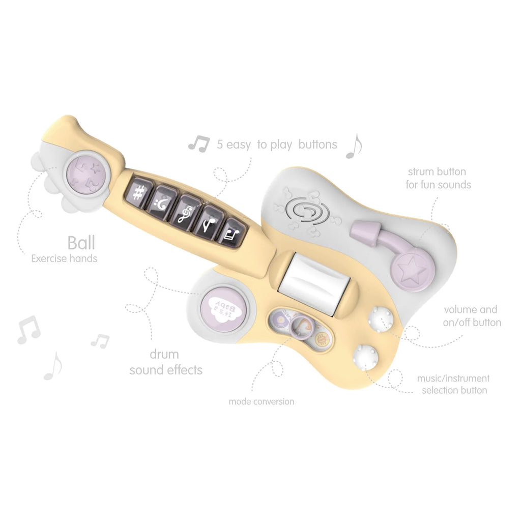 Light Up Musical Guitar Toy with Sound and Light T9545