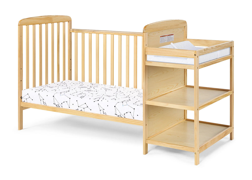 5 in 1 Convertible Crib with Changing Table W678462