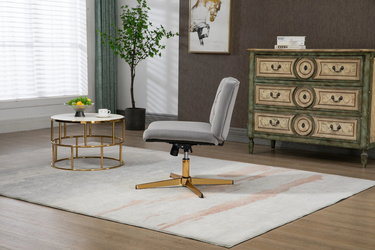 Armless Adjustable Swivel Desk Chair G833