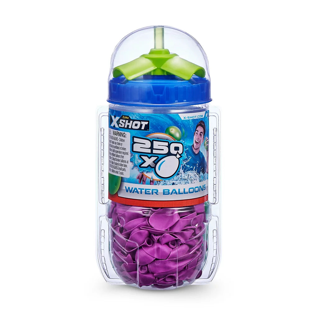250 Count Water Balloons with Easy Refill Connector F84361