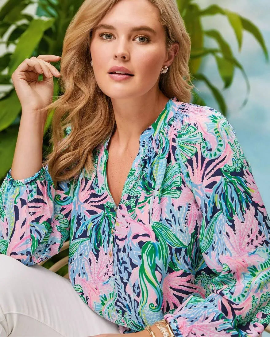Elsa Top Mandevilla Pink R590
