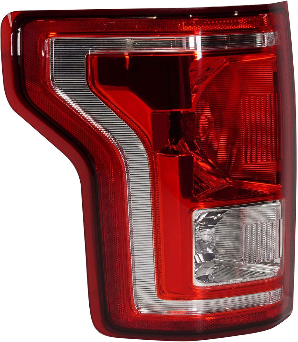 Tail Light Assembly Set of 2 Halogen Clear & Red Lens M175756
