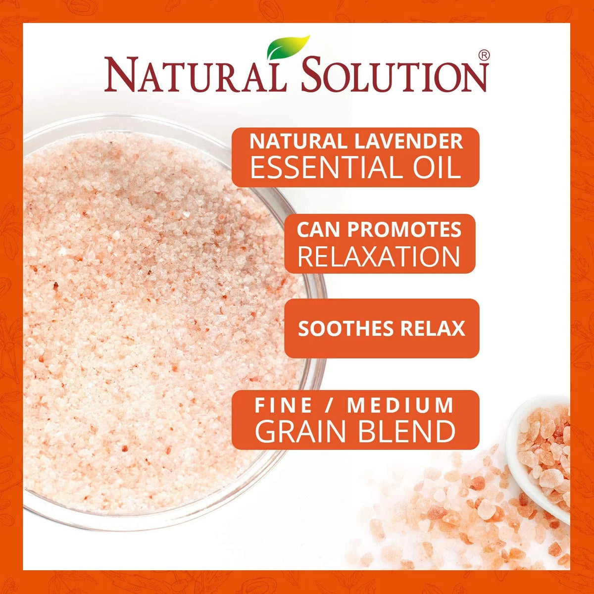 Natural Bath Soak Blood Orange & Pink Salt 21 oz 3 Pack B214058