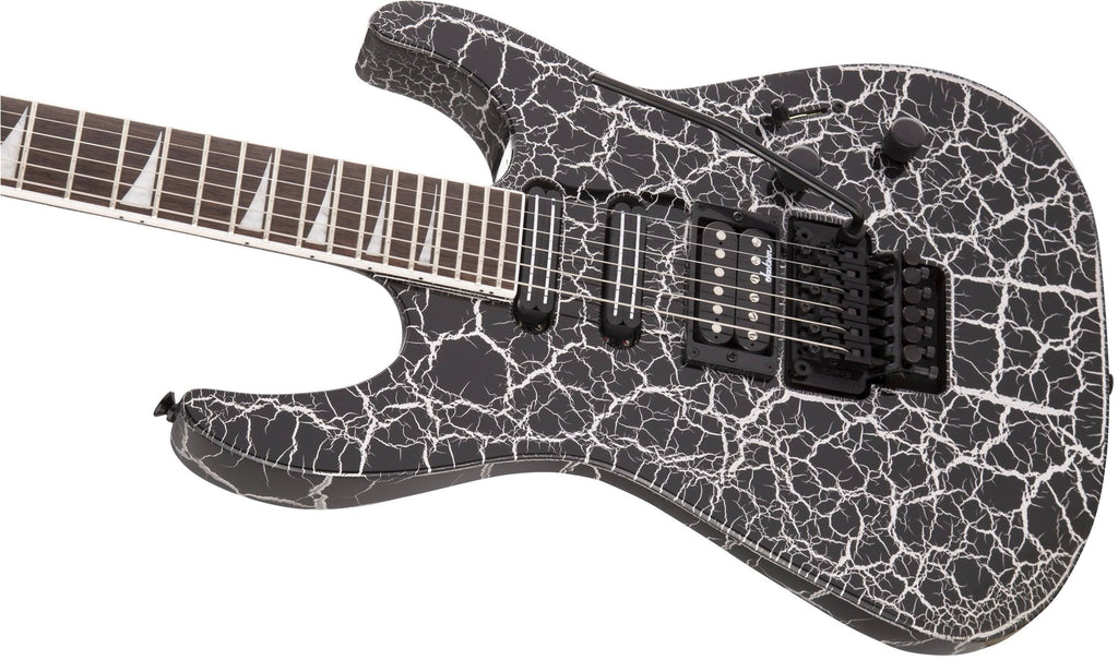 Silver Crackle Electric Guitar B9010