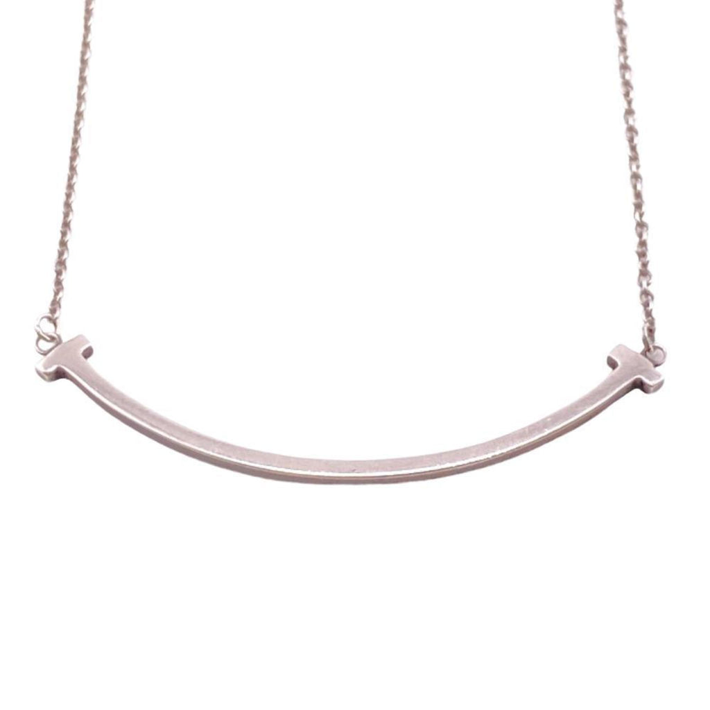 Tiffany T Smile 925 Silver Necklace P24102
