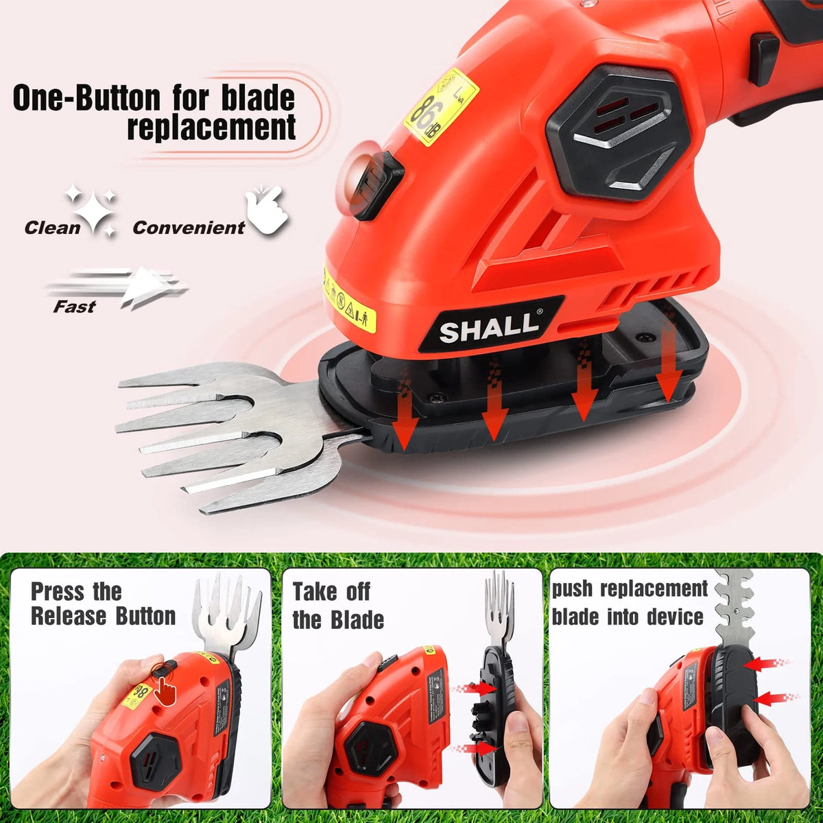 Cordless Hedge Trimmer and Garden Shears U69843