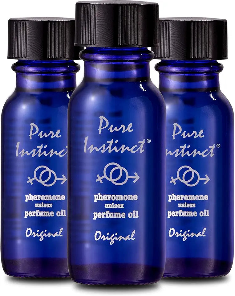Pheromone Infused Essential Oil Perfume Cologne 3-Pack N347