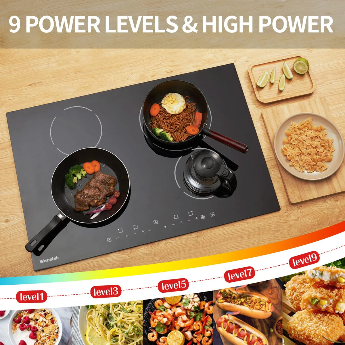30" 4 Burners Built in Electric Cooktop T1690
