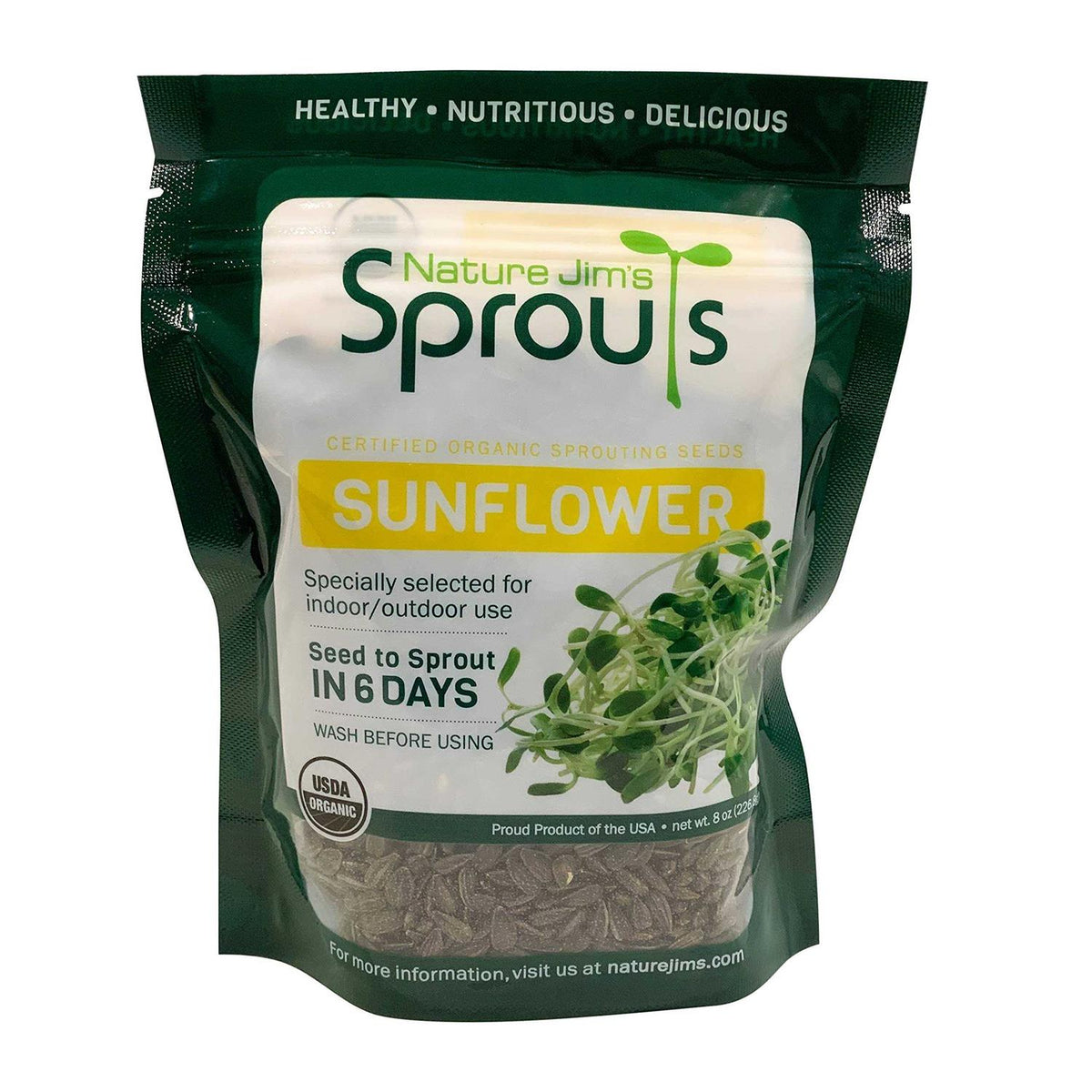 Certified Organic Black Oil Sunflower Seeds X427