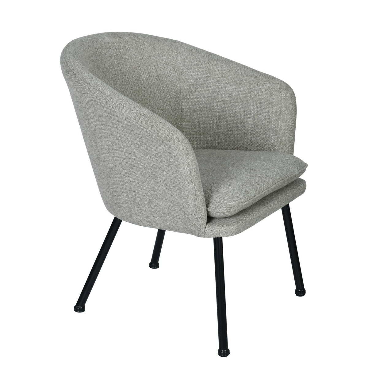 Grey Wicker Accent Arm Chairs E22165