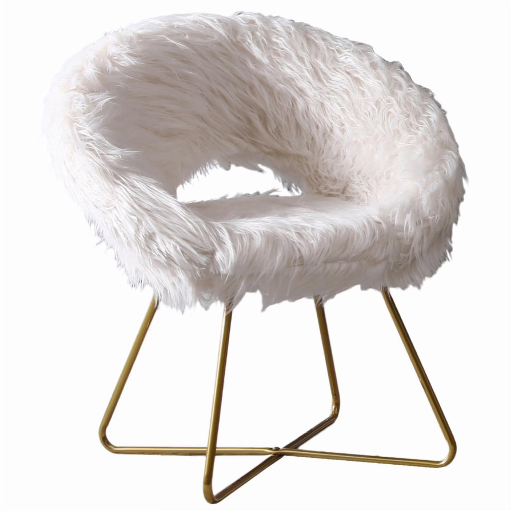 Off-White Bucket Chair F3172